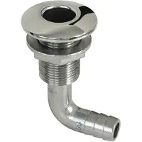 Talamex 16 Mm Elbow Thru-hull Zilver