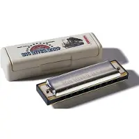Hohner Big River bluesharp toonsoort G - starters/gevorderden - bluesharp - A-kwaliteit - veel gebruikt - met kunststof doos