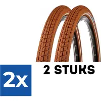 Schwalbe Fietsband - Buitenband - Set van 2 - Big Ben KevlarGuard 28 x 2.00 (50-622) bruin - Voordeelverpakking 2 stuks