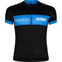 Onda Fietsshirt korte mouw heren Zwart Blauw - Pro Minho - M