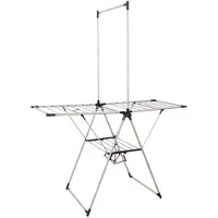 PRACTO Laurence Wasrek T-model + kledingrek - extra stevig - inox