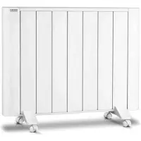 Haeger Thermal Smart Plus, elektrische convectorverwarmer, IP24, voor binnen gebruik, geschikt voor gangen, wandmontage, wit, met bedieningsknoppen