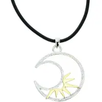 Behave - Ketting met maan en zon - Modeaccessoire voor gedurfde looks