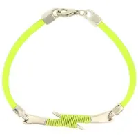 Behave - Armband groen design met zilverkleur detail - Urban stijl - Zomer