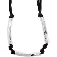 Behave - Ketting met zilverkleurige staafjes - Minimalistische look
