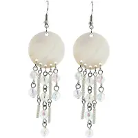 Behave - Oorhangers boho chic met schelp en kralen voor zomerlooks