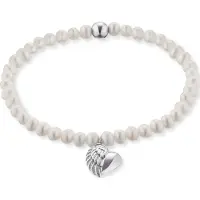 Engelsrufer Armband ERB-HEARTWING-PE - Lengte 17 CM - Gerhodineerd sterling zilver