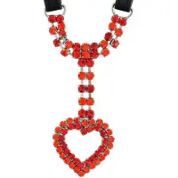Behave - Choker met Rood Hart - Statement Ketting - Coquette Trend