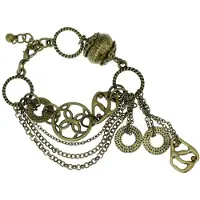 Behave - Armband oud-goudkleur bedels - Vintage detail avondlook