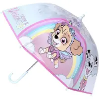 Ryhmä Hau Disney Paw Patrol Skye paraplu - transparant/roze - D71 cm - voor kinderen - Paraplu's