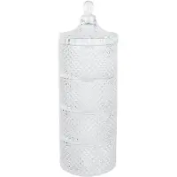 Clayre & Eef Glazen potje Ø 10x25 cm Transparant Glas Potje met Deksel Transparant Potje met Deksel