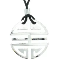 Behave - Ketting met zilverkleurige hanger - Oosterse look - Casual chique