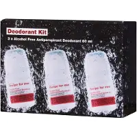 Recipe For Men Deodorant Kit (3 x 60 ml)