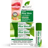 Dr Organic 1+1 gratis | Dr. Organic Aloë Vera Lippenbalsem - 5.7ml
