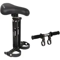 Kids Ride Shotgun - MTB Front Kindersitz/Lenker Combo Set - Kinderzitje fiets One Size, zwart
