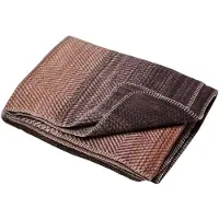 David Fussenegger plaid Savona gradient/herringbone 150x200 terra