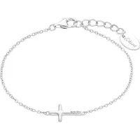 s.Oliver Armband voor meisjes, 925 Sterling Zilver, Zirkonia (synth.) | Kruis Accessoires Dames