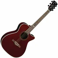 Eko guitars NXT A100ce Red Jumbo elektro-akoestische gitaar