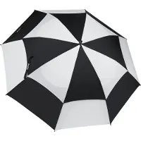 BagBoy golfparaplu Double Canopy (zwart-wit)