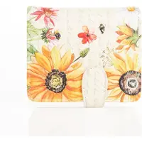 Shagwear Pasjeshouder - Portemonnee Dames - Portefeuille Dames - Kunstleer - Sunflower (009504sm)