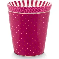Pip studio Mok en Theetip Pip Studio Royal Small Dots Dark Pink 230 ml (2-delig)