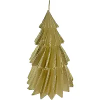 Home Society - Kerstboomkaars - Windy - Goud - L - 17 x 13 x 13