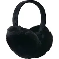 Clayre & Eef Oorwarmers one size Zwart Polyester