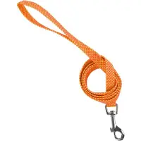 Nobleza Hondenlijn - Fluorescerend Gestipt - Maat M - Oranje