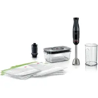 Bosch ErgoMaster - Staafmixer - 1000W - QuattroBlade Messen - Keramische Koppeling - Zwart