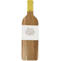 Balvi Kaasplank "The Bottle" - Houten snijplank van acaciahout voor de gootsteen