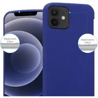 Cadorabo TPU Frosted Cover (iPhone 12 Mini), Smartphonehoes, Blauw