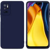 Cadorabo Cover voor Xiaomi RedMi NOTE 10 5G / POCO M3 PRO 5G in TPU Fluid LM162 Style (Poco M3 Pro 5G), Smartphonehoes, Blauw