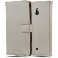 Cadorabo Boek Luxe Omslag (Nokia Lumia 1320), Smartphonehoes, Bruin