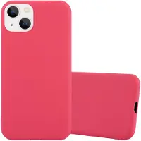 Cadorabo Hoesje voor Apple iPhone 14 PLUS in TPU Candy Style (iPhone 14 Plus), Smartphonehoes, Rood