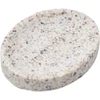 Humdakin Terrazzo zeepbakje 10x13 cm White-brown