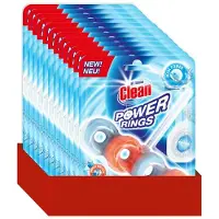 At Home 12x Toiletblok Power Rings Aqua Power 40 Gr
