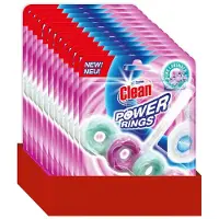 At Home 12x Toiletblok Power Rings Pure Lavender 40 gr