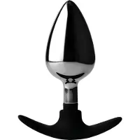 XR Brands Dark Invader Anaalplug Metaal - Large