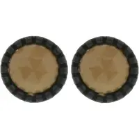 Behave - Oorstekers - Rond 1,3 cm - Bruin