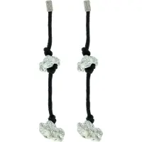 Behave - Oorbelhangers dames - Zilverkleur - Boho chic - 5,5 cm