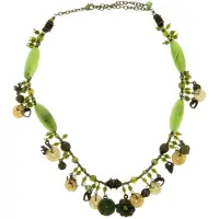 Behave - Groene Ketting met Knoopjes - 40 cm