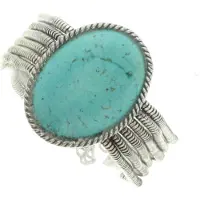 Behave - armband met turquoise steen - boho stijl voor zomerlooks