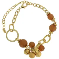 Behave - armband met kralen en bedels - trendy voor boho chic stijl