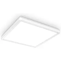 B.K.Licht - LED Plafonniére - dimbaar - met indirect licht - led paneel - l: 29.3cm - 4.000K - 18W
