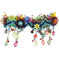 Behave - Gehaakte armband met kralenbloemen - Festival - Zomerstijl