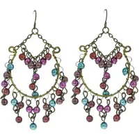 Behave - Oorhangers - Gekleurde kralen - Bohemian stijl - Festival look
