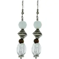 Behave - Oorhangers - Neutraal met kralen - Boho stijl - Casual chic