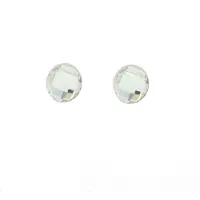 Behave - Basic ronde oorstekers - Kristal look - Tijdloos elegant