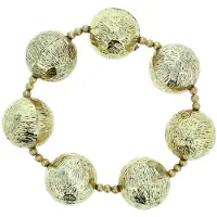 Behave - Goudkleurige armband met kralen - Statement feeststijl