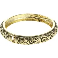 Behave - Armband - Goudkleurige bangle - Vintage stijl - Feestlook